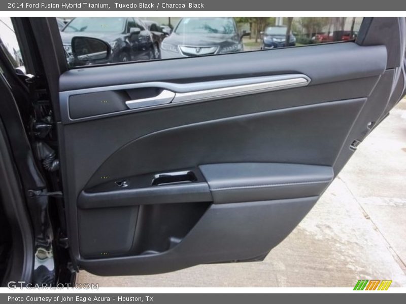 Tuxedo Black / Charcoal Black 2014 Ford Fusion Hybrid Titanium