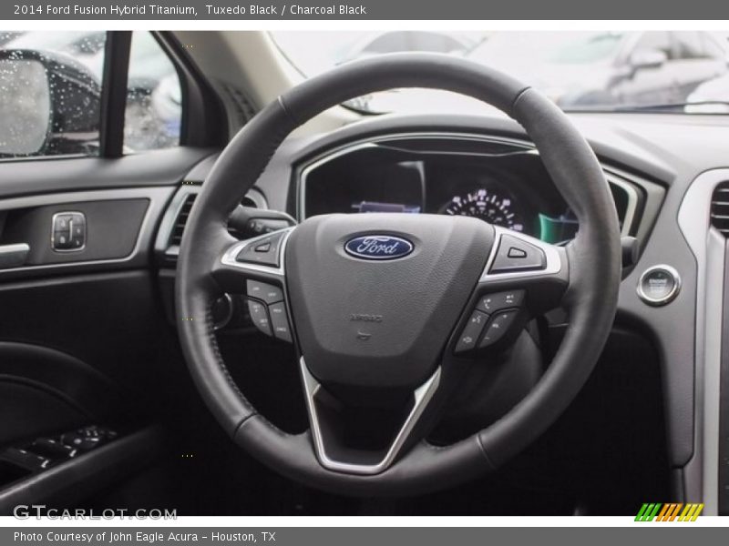 Tuxedo Black / Charcoal Black 2014 Ford Fusion Hybrid Titanium