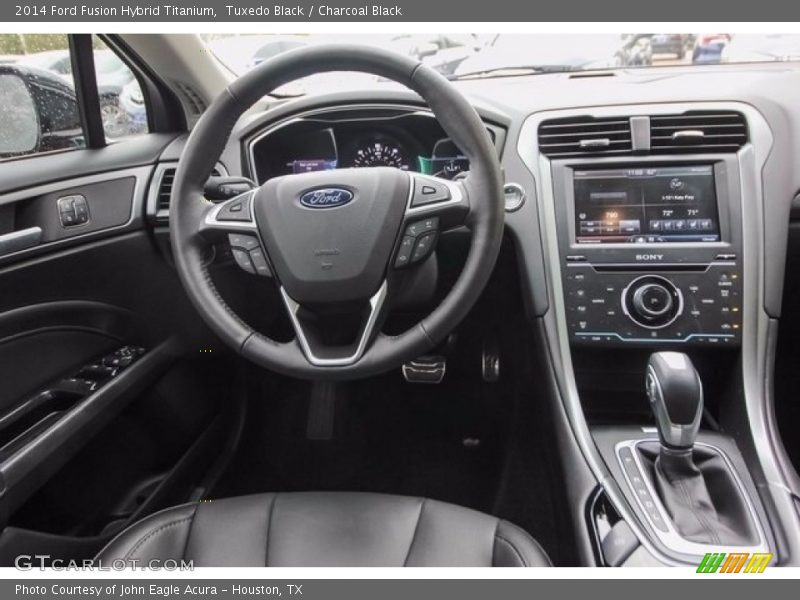 Tuxedo Black / Charcoal Black 2014 Ford Fusion Hybrid Titanium