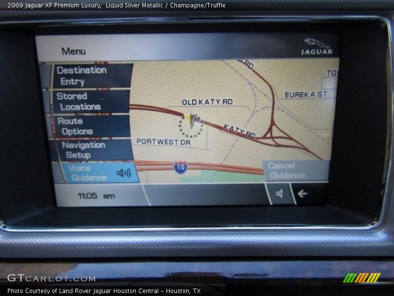 Liquid Silver Metallic / Champagne/Truffle 2009 Jaguar XF Premium Luxury