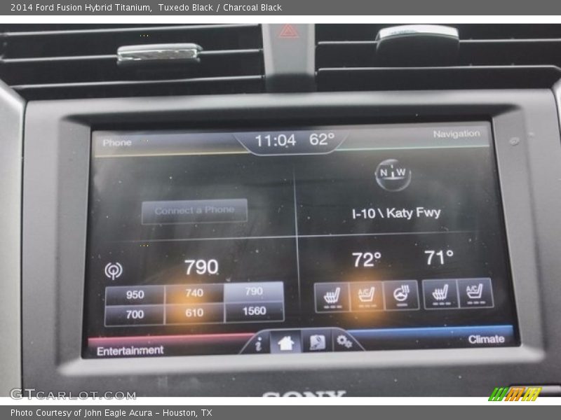 Tuxedo Black / Charcoal Black 2014 Ford Fusion Hybrid Titanium