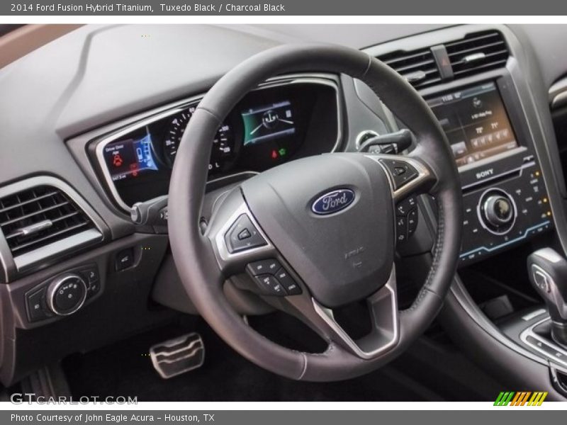 Tuxedo Black / Charcoal Black 2014 Ford Fusion Hybrid Titanium
