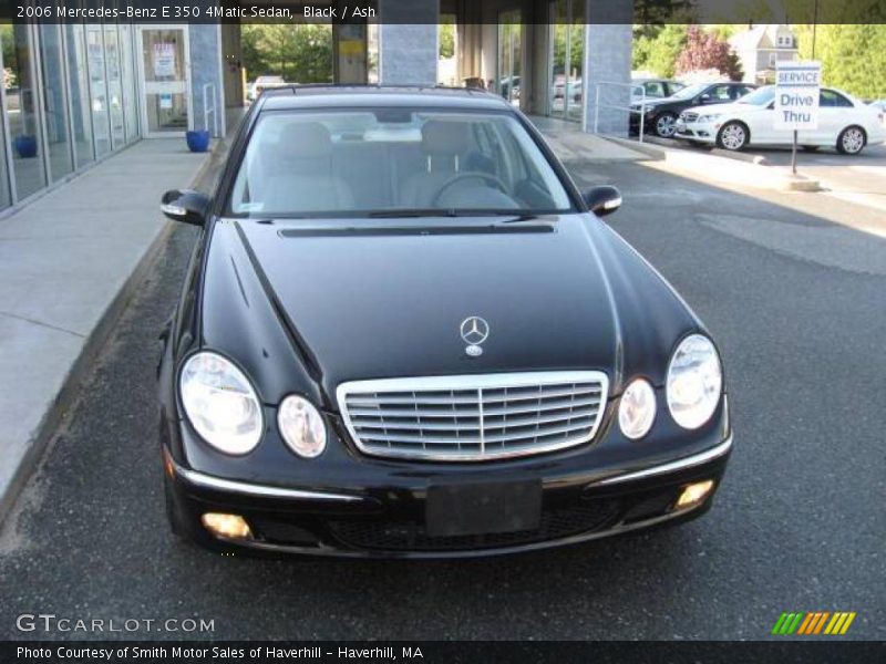 Black / Ash 2006 Mercedes-Benz E 350 4Matic Sedan