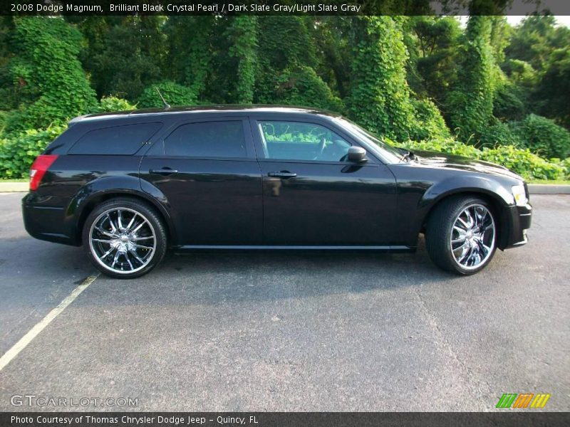 Brilliant Black Crystal Pearl / Dark Slate Gray/Light Slate Gray 2008 Dodge Magnum