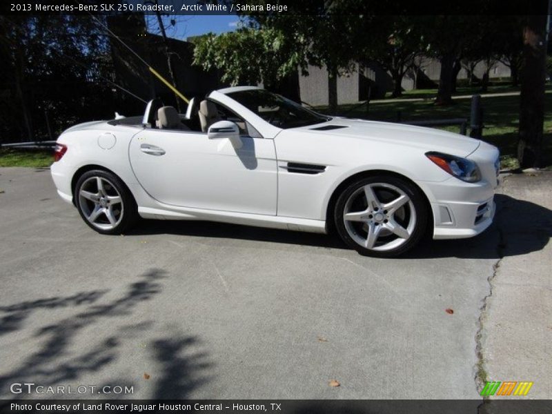 Arctic White / Sahara Beige 2013 Mercedes-Benz SLK 250 Roadster