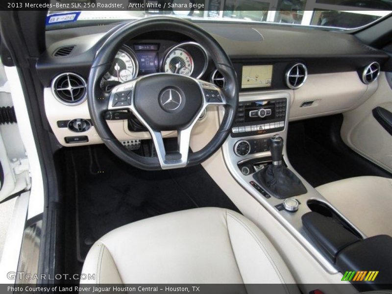 Arctic White / Sahara Beige 2013 Mercedes-Benz SLK 250 Roadster