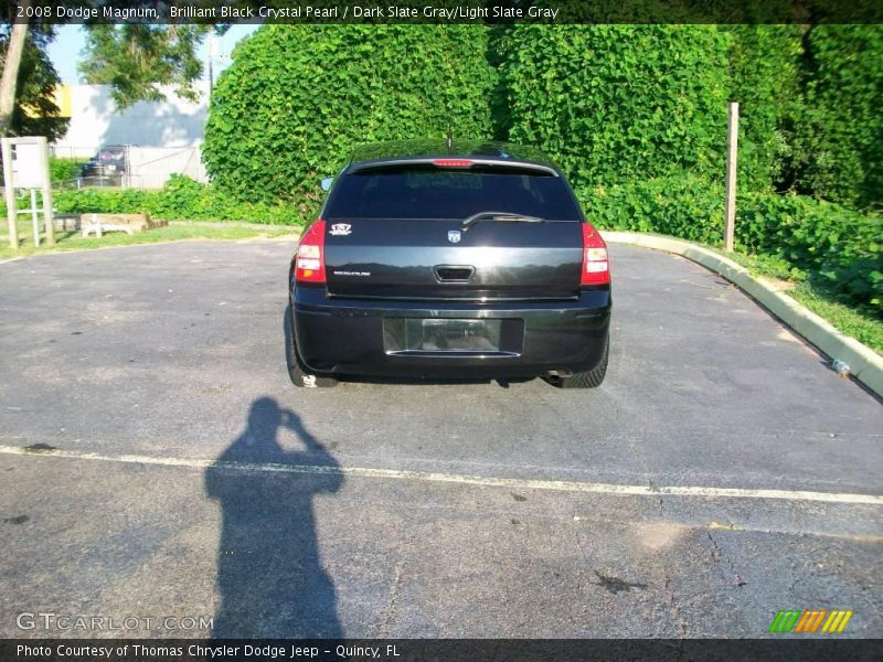 Brilliant Black Crystal Pearl / Dark Slate Gray/Light Slate Gray 2008 Dodge Magnum