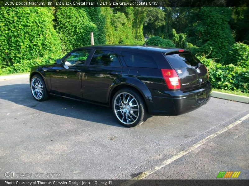 Brilliant Black Crystal Pearl / Dark Slate Gray/Light Slate Gray 2008 Dodge Magnum