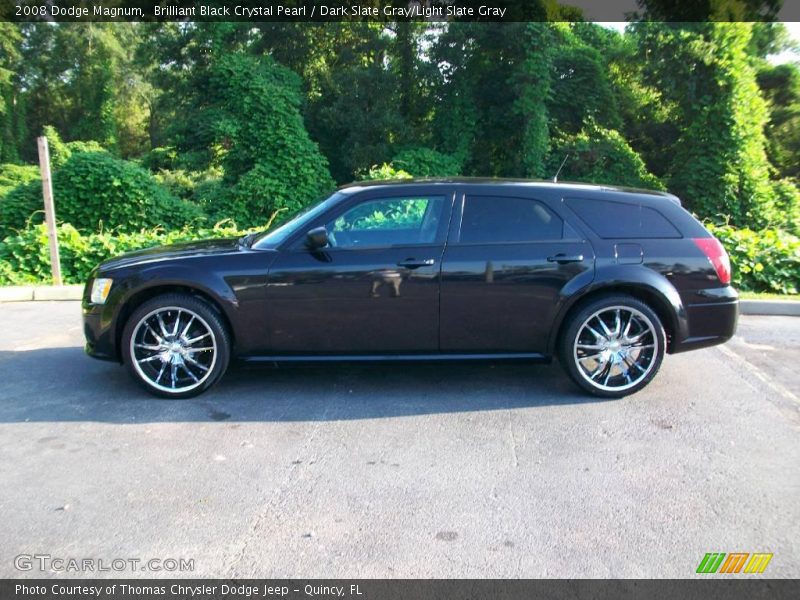 Brilliant Black Crystal Pearl / Dark Slate Gray/Light Slate Gray 2008 Dodge Magnum