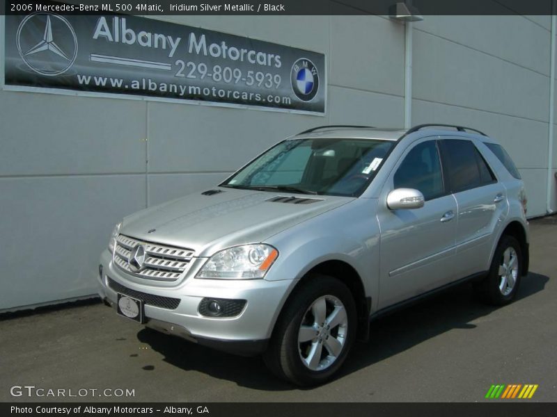 Iridium Silver Metallic / Black 2006 Mercedes-Benz ML 500 4Matic