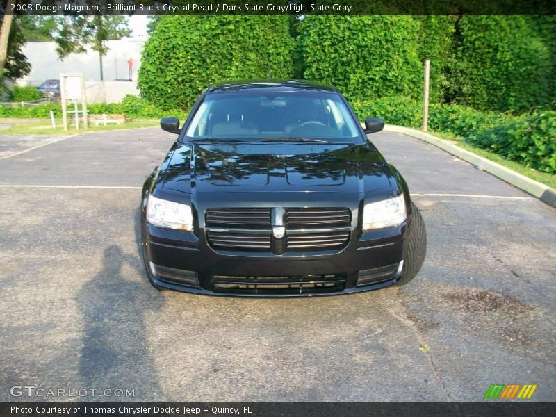 Brilliant Black Crystal Pearl / Dark Slate Gray/Light Slate Gray 2008 Dodge Magnum