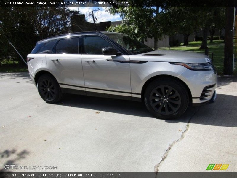 Aruba Gold / Ebony 2018 Land Rover Range Rover Velar R Dynamic SE