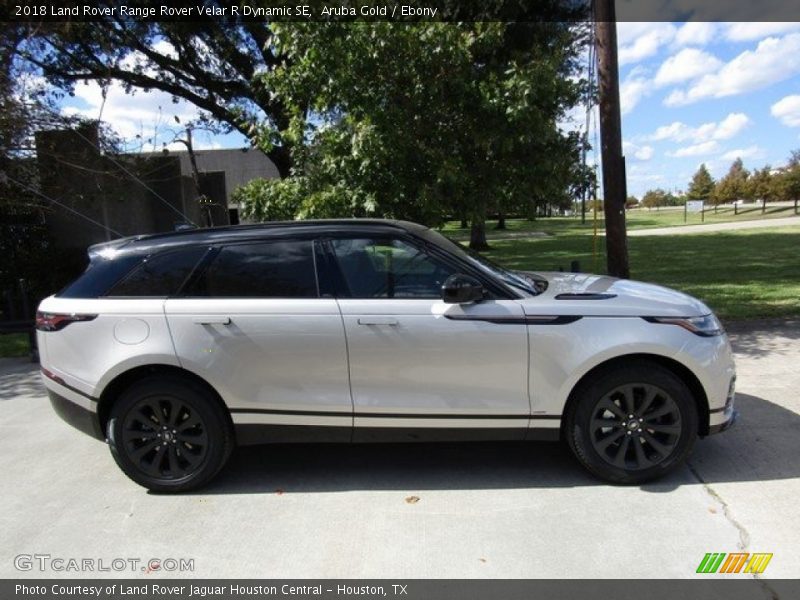 Aruba Gold / Ebony 2018 Land Rover Range Rover Velar R Dynamic SE