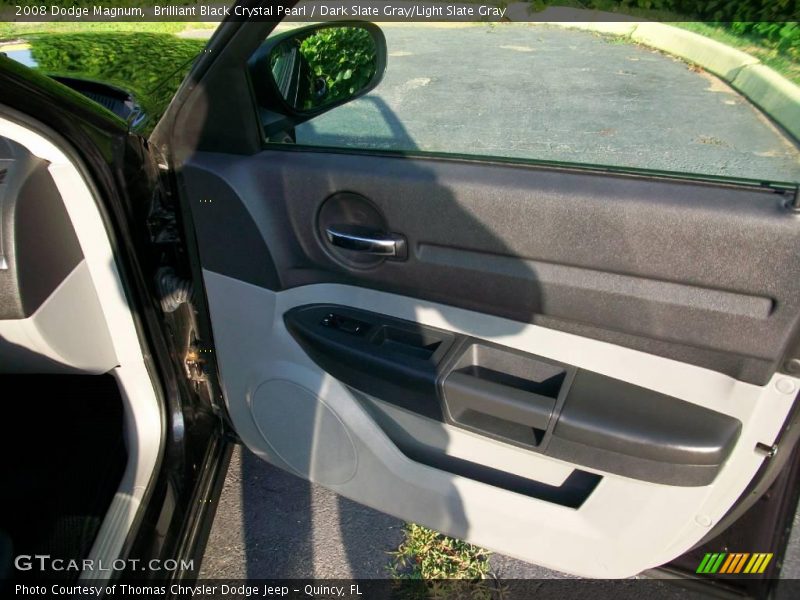 Brilliant Black Crystal Pearl / Dark Slate Gray/Light Slate Gray 2008 Dodge Magnum