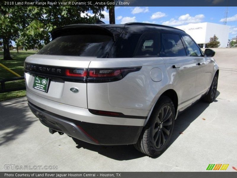 Aruba Gold / Ebony 2018 Land Rover Range Rover Velar R Dynamic SE