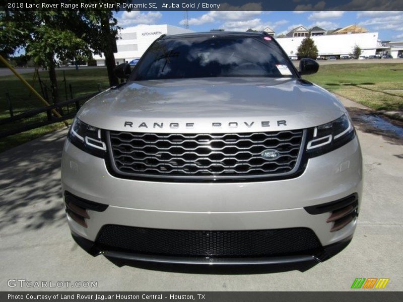 Aruba Gold / Ebony 2018 Land Rover Range Rover Velar R Dynamic SE
