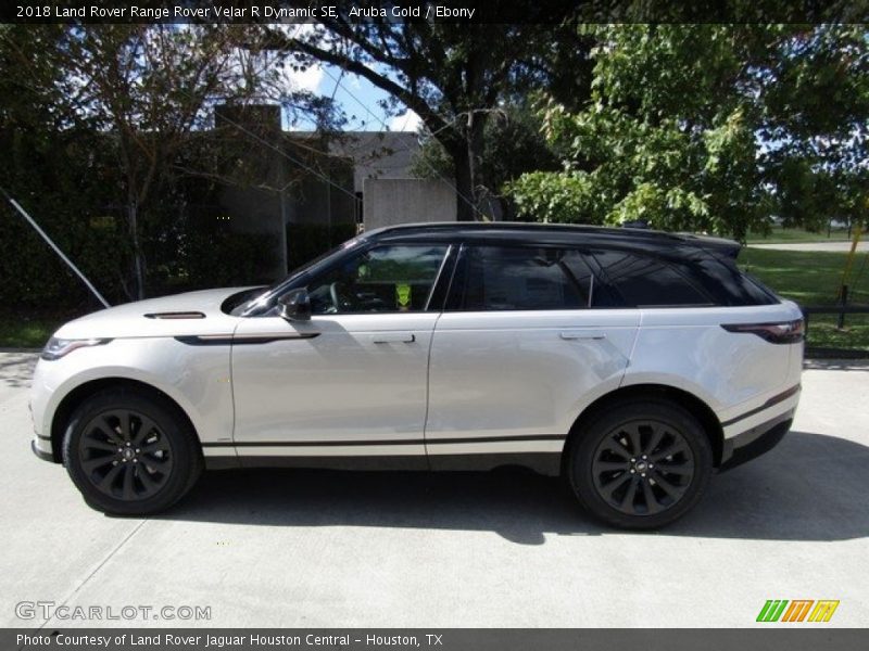 Aruba Gold / Ebony 2018 Land Rover Range Rover Velar R Dynamic SE