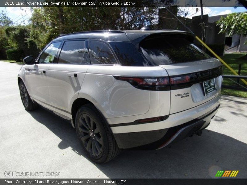 Aruba Gold / Ebony 2018 Land Rover Range Rover Velar R Dynamic SE
