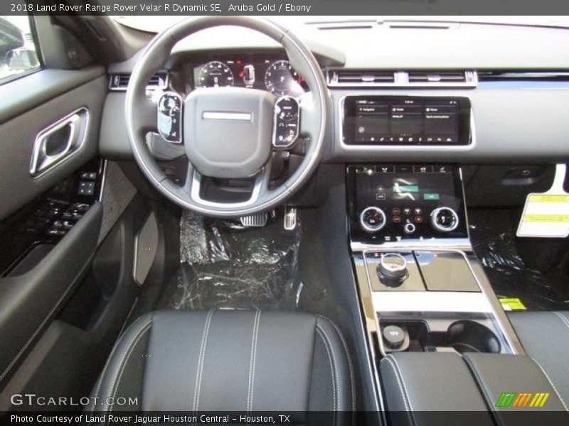 Aruba Gold / Ebony 2018 Land Rover Range Rover Velar R Dynamic SE