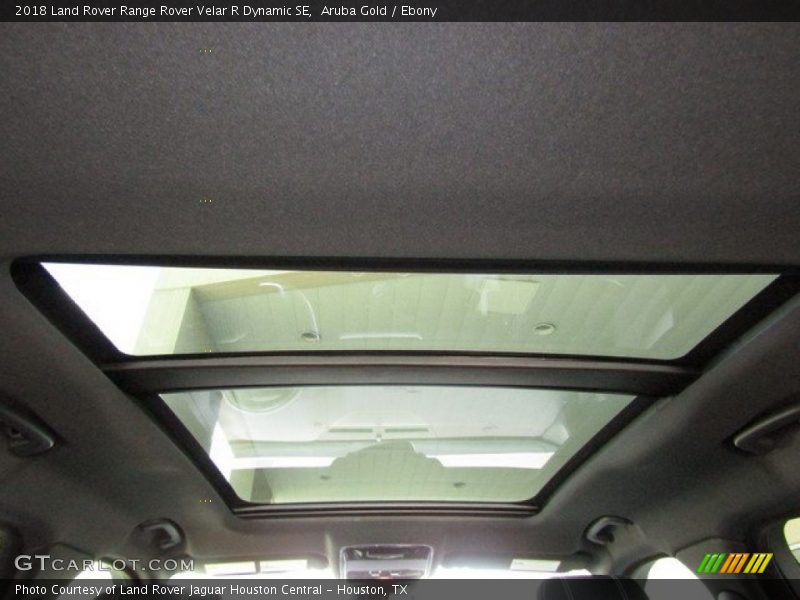 Aruba Gold / Ebony 2018 Land Rover Range Rover Velar R Dynamic SE