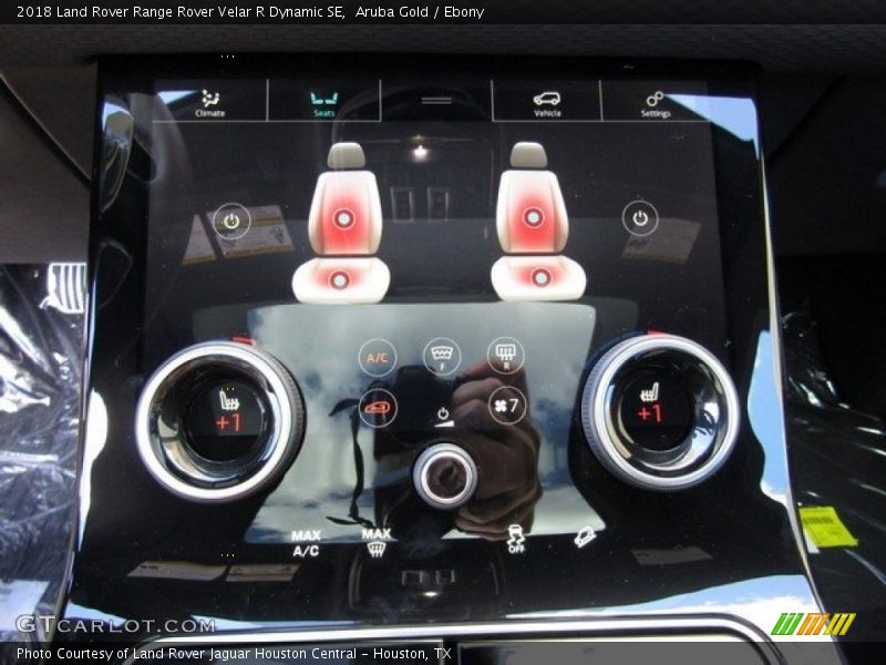 Aruba Gold / Ebony 2018 Land Rover Range Rover Velar R Dynamic SE