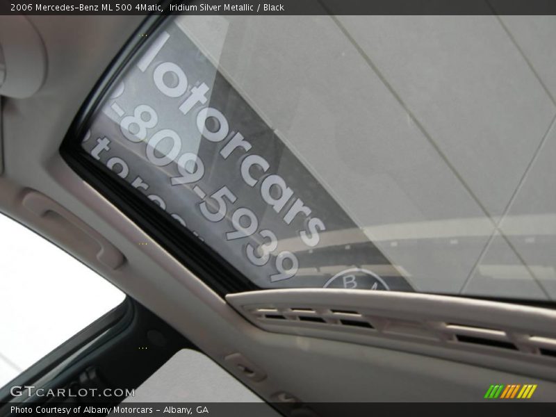 Iridium Silver Metallic / Black 2006 Mercedes-Benz ML 500 4Matic