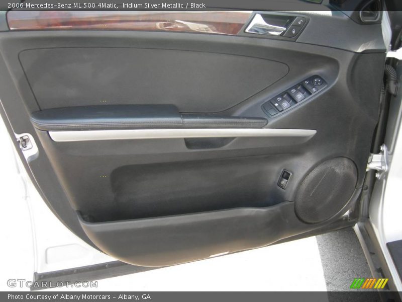 Iridium Silver Metallic / Black 2006 Mercedes-Benz ML 500 4Matic