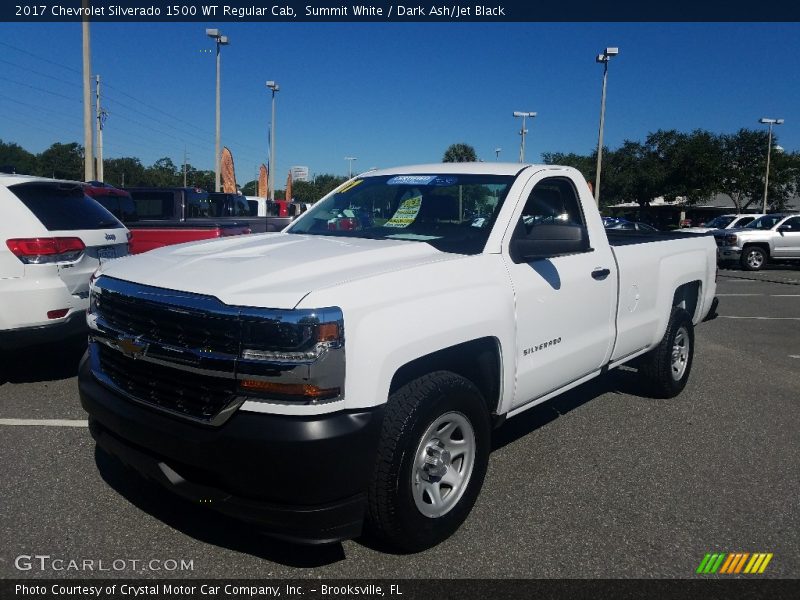 Summit White / Dark Ash/Jet Black 2017 Chevrolet Silverado 1500 WT Regular Cab