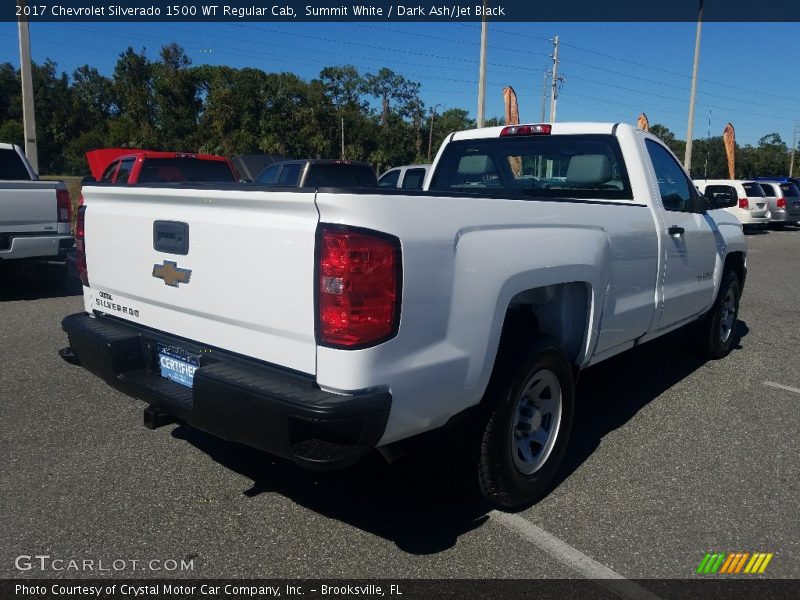 Summit White / Dark Ash/Jet Black 2017 Chevrolet Silverado 1500 WT Regular Cab