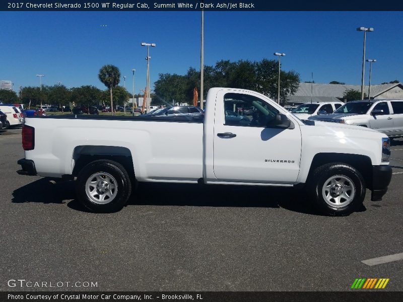 Summit White / Dark Ash/Jet Black 2017 Chevrolet Silverado 1500 WT Regular Cab