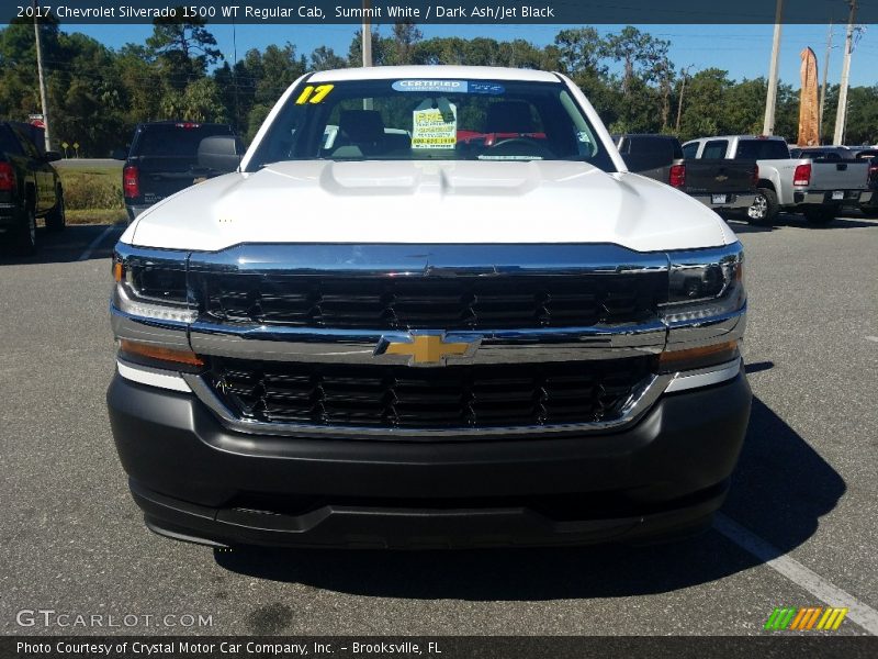 Summit White / Dark Ash/Jet Black 2017 Chevrolet Silverado 1500 WT Regular Cab
