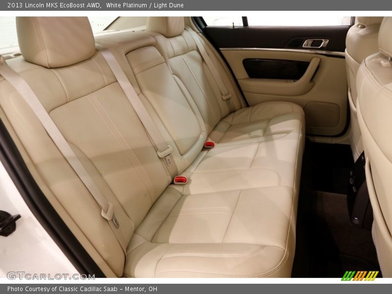 White Platinum / Light Dune 2013 Lincoln MKS EcoBoost AWD