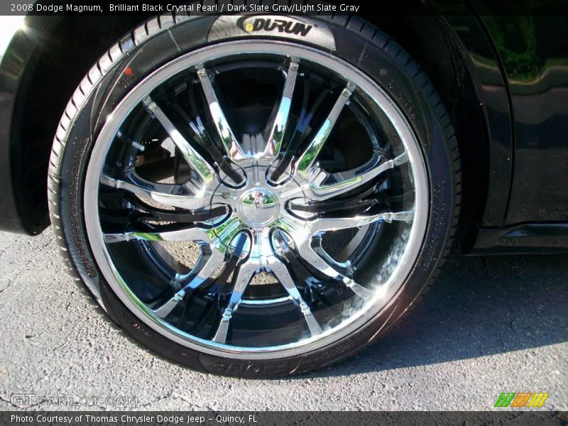 Brilliant Black Crystal Pearl / Dark Slate Gray/Light Slate Gray 2008 Dodge Magnum