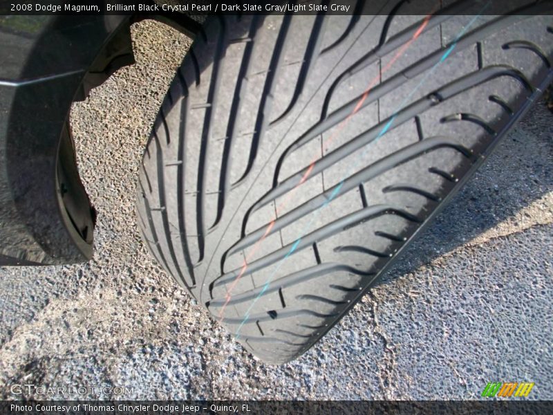 Brilliant Black Crystal Pearl / Dark Slate Gray/Light Slate Gray 2008 Dodge Magnum