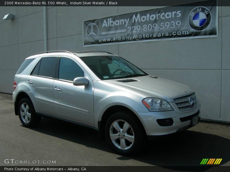 Iridium Silver Metallic / Black 2006 Mercedes-Benz ML 500 4Matic