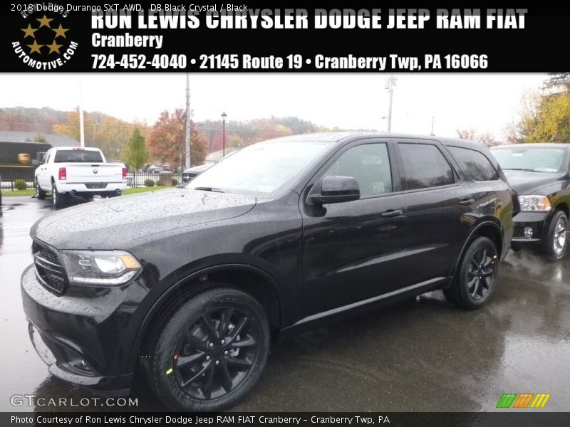 DB Black Crystal / Black 2018 Dodge Durango SXT AWD