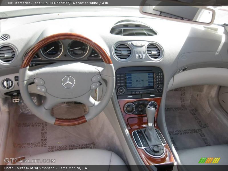 Alabaster White / Ash 2006 Mercedes-Benz SL 500 Roadster