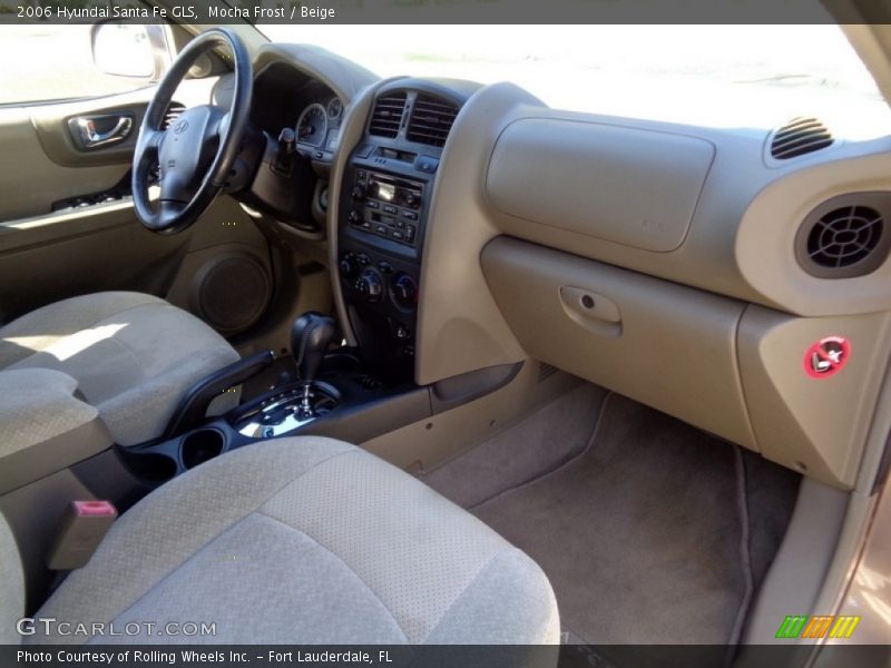 Mocha Frost / Beige 2006 Hyundai Santa Fe GLS