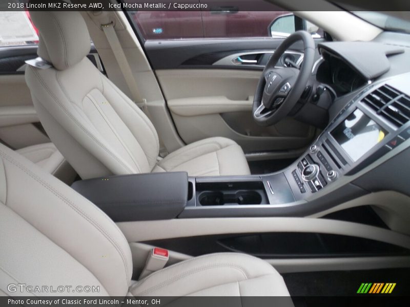 Front Seat of 2018 MKZ Reserve AWD