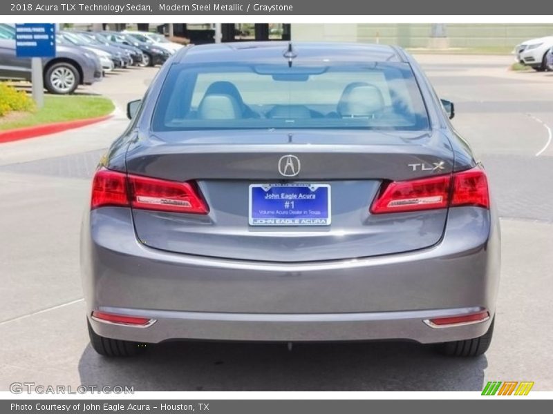 Modern Steel Metallic / Graystone 2018 Acura TLX Technology Sedan