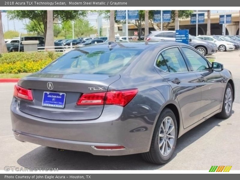 Modern Steel Metallic / Graystone 2018 Acura TLX Technology Sedan