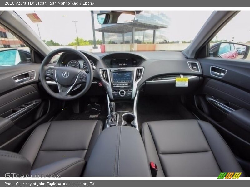 San Marino Red / Ebony 2018 Acura TLX Sedan