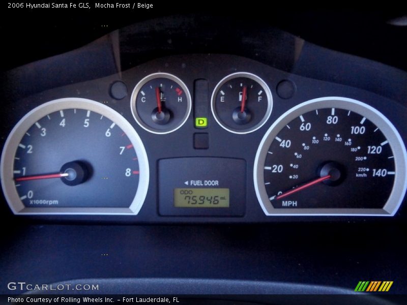 Mocha Frost / Beige 2006 Hyundai Santa Fe GLS