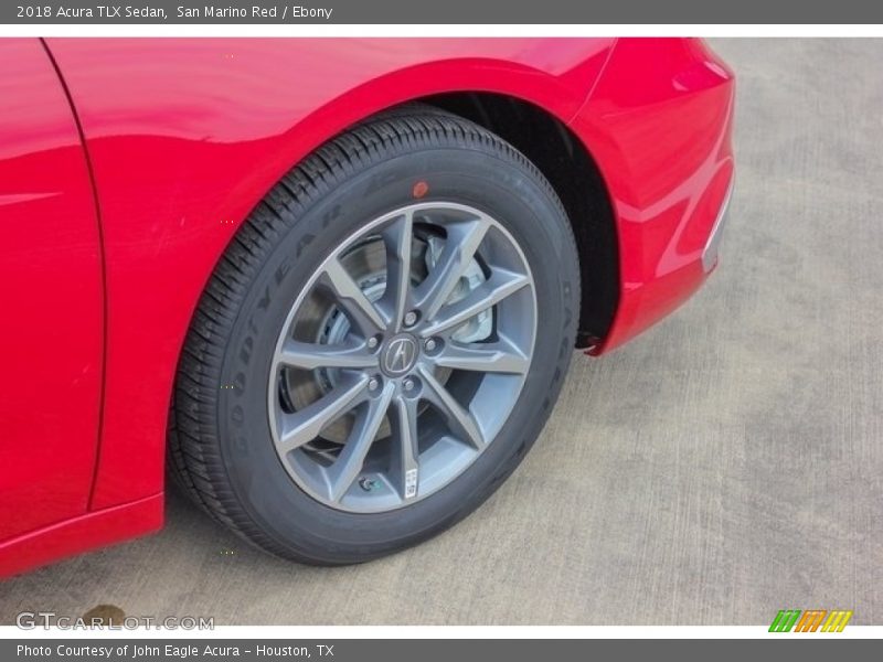 San Marino Red / Ebony 2018 Acura TLX Sedan