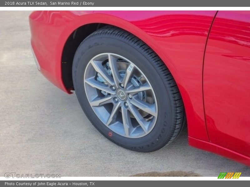 San Marino Red / Ebony 2018 Acura TLX Sedan