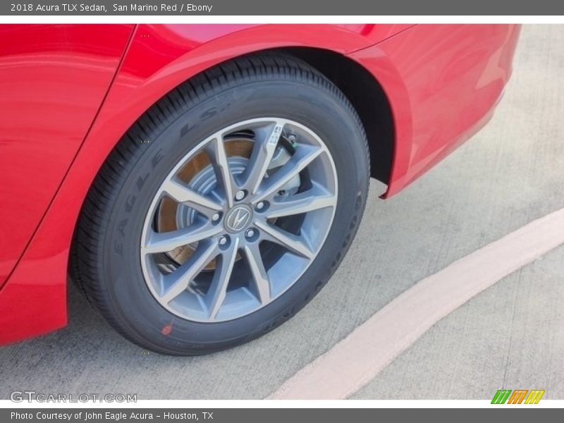 San Marino Red / Ebony 2018 Acura TLX Sedan