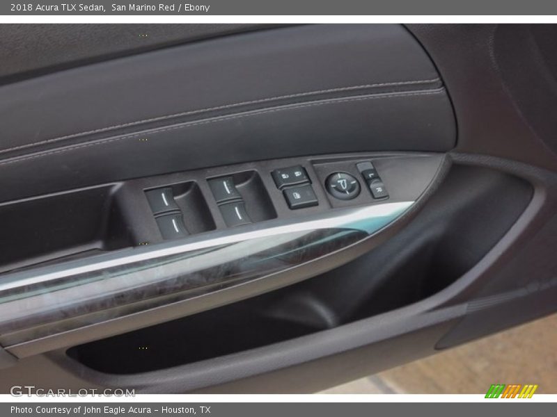 San Marino Red / Ebony 2018 Acura TLX Sedan