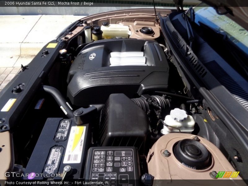 Mocha Frost / Beige 2006 Hyundai Santa Fe GLS