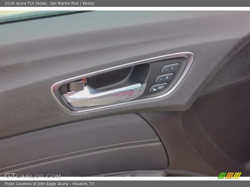 San Marino Red / Ebony 2018 Acura TLX Sedan