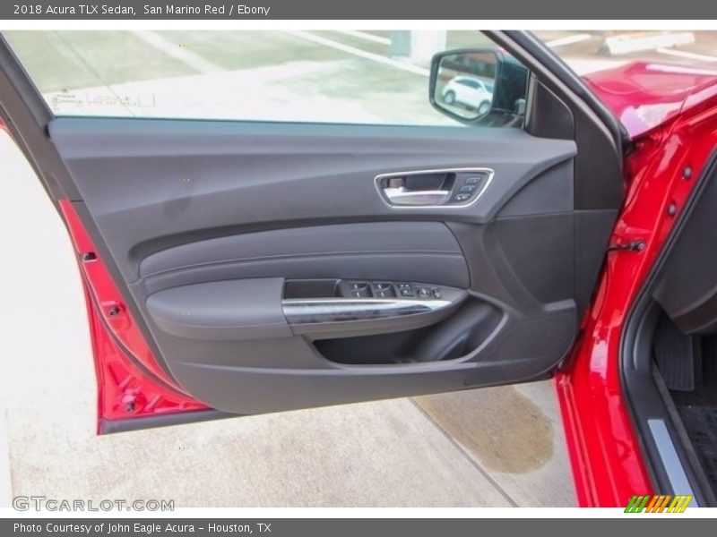 San Marino Red / Ebony 2018 Acura TLX Sedan